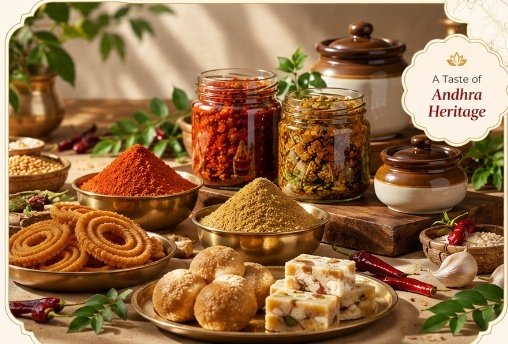Authentic Andhra Delicacies Feast by Nelathali Foods