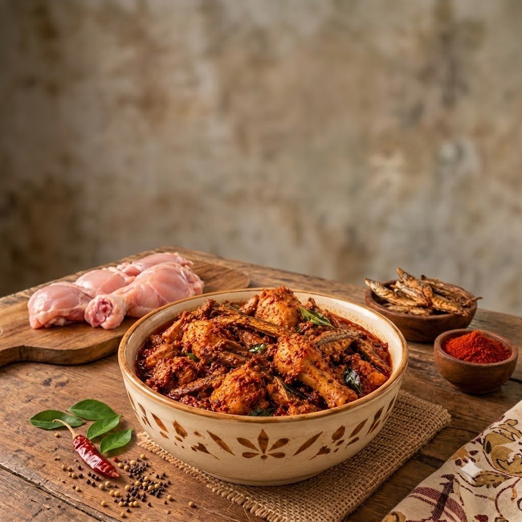 Chicken Yenduchapa Pickle